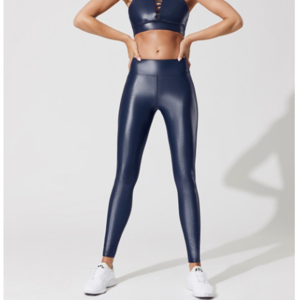 Carbon38 Takara Indigo Shine High Rise 7/8 Legging
